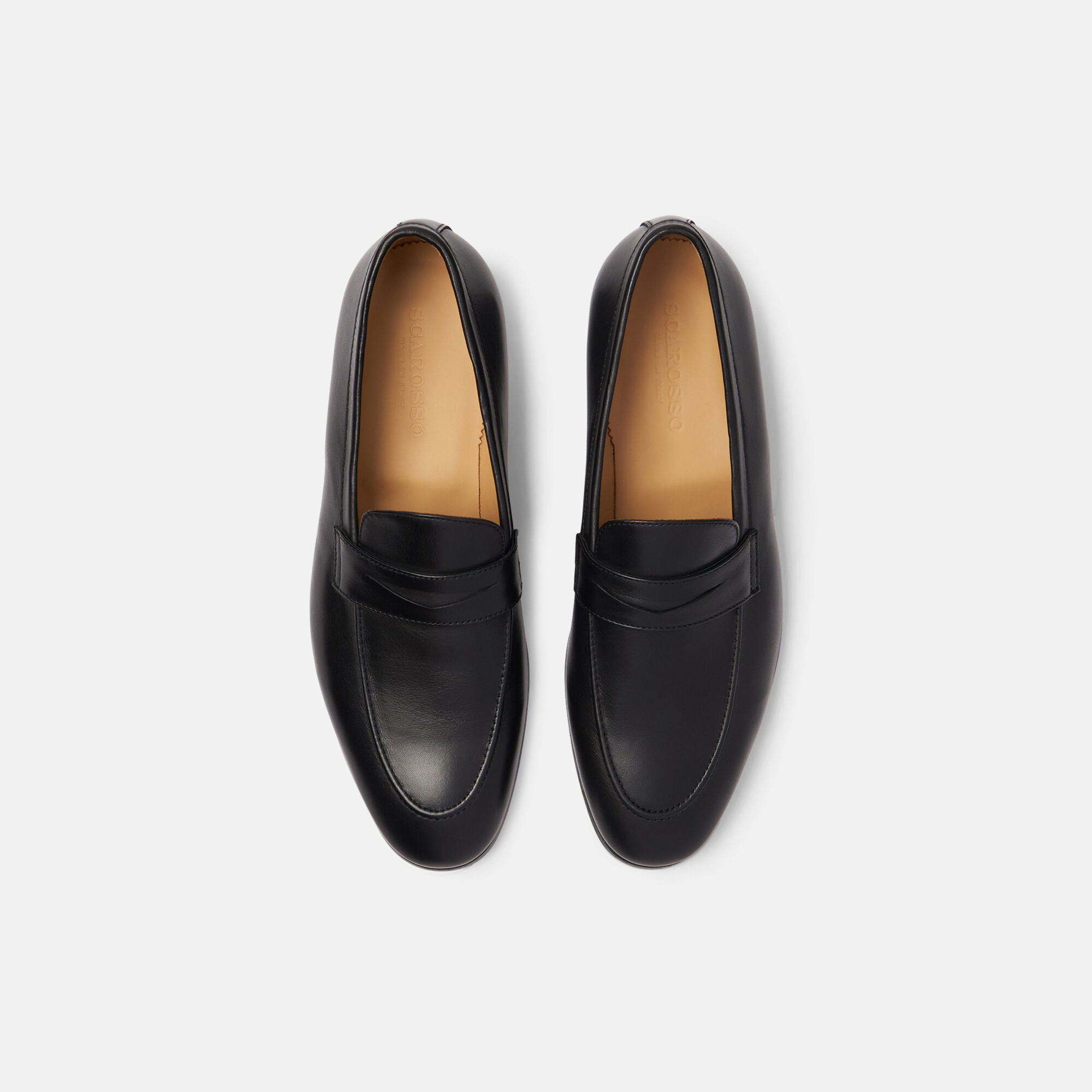 Scarosso Marzio Black Black - Calf Leather MARZIOLOAF