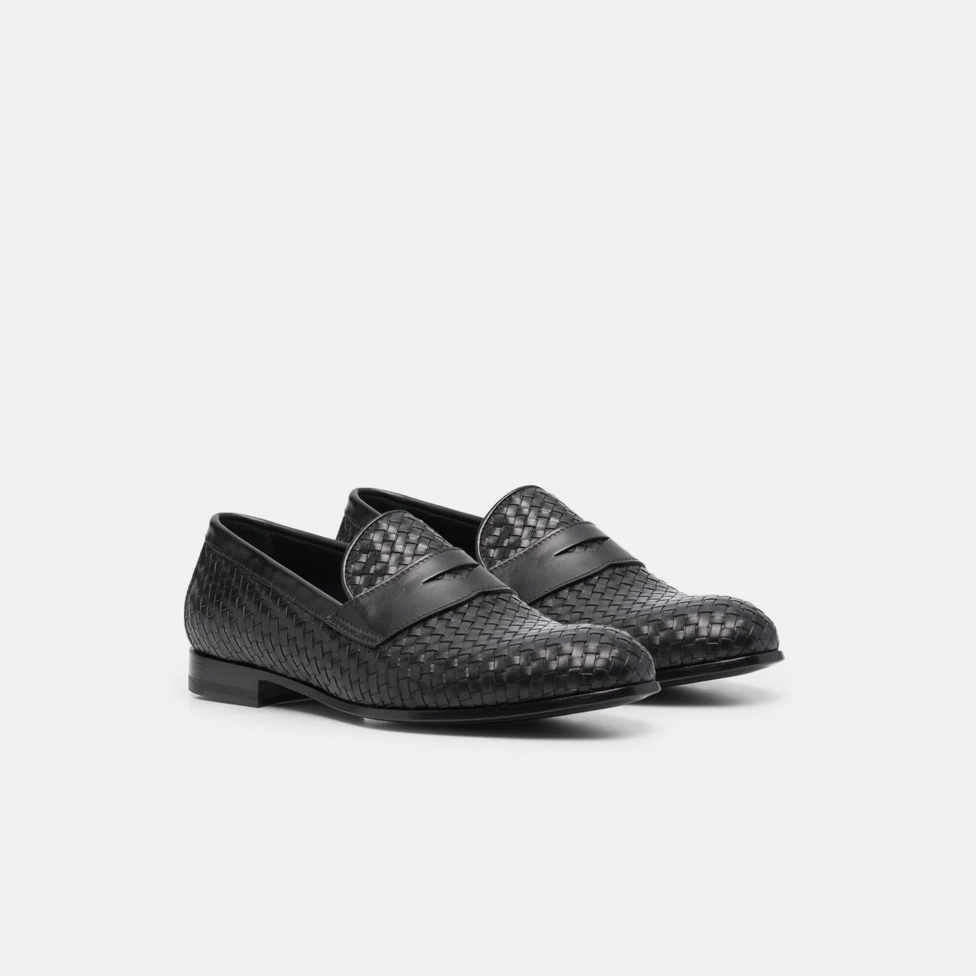 Scarosso Delfina Black Black - Calf DELFINALOAF