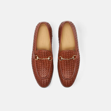 Scarosso Alessandro Cognac Woven Cognac - Calf ALESSANDROLOAF