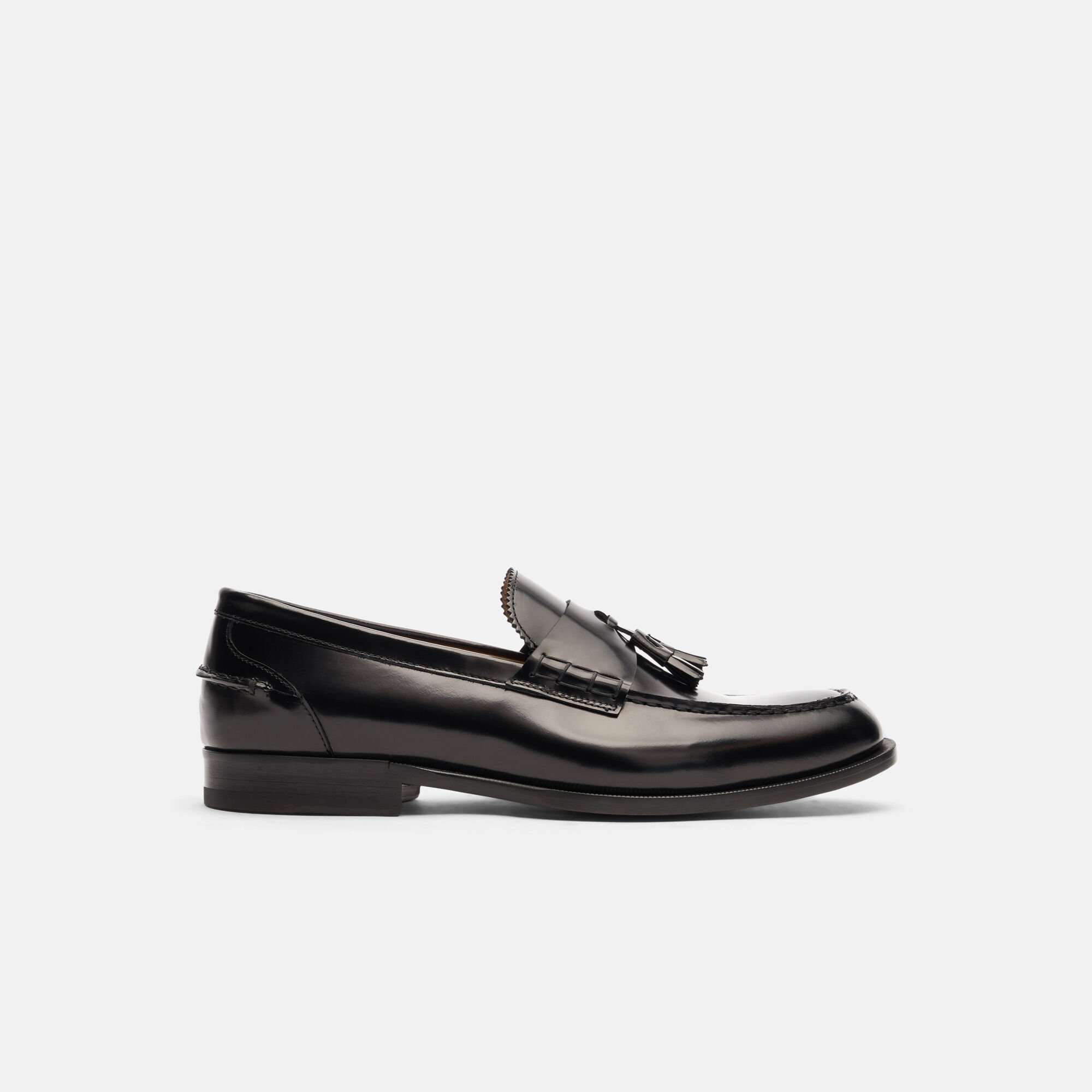 Scarosso Ralph Black Bright Black - Brushed calf RALPHLOAF