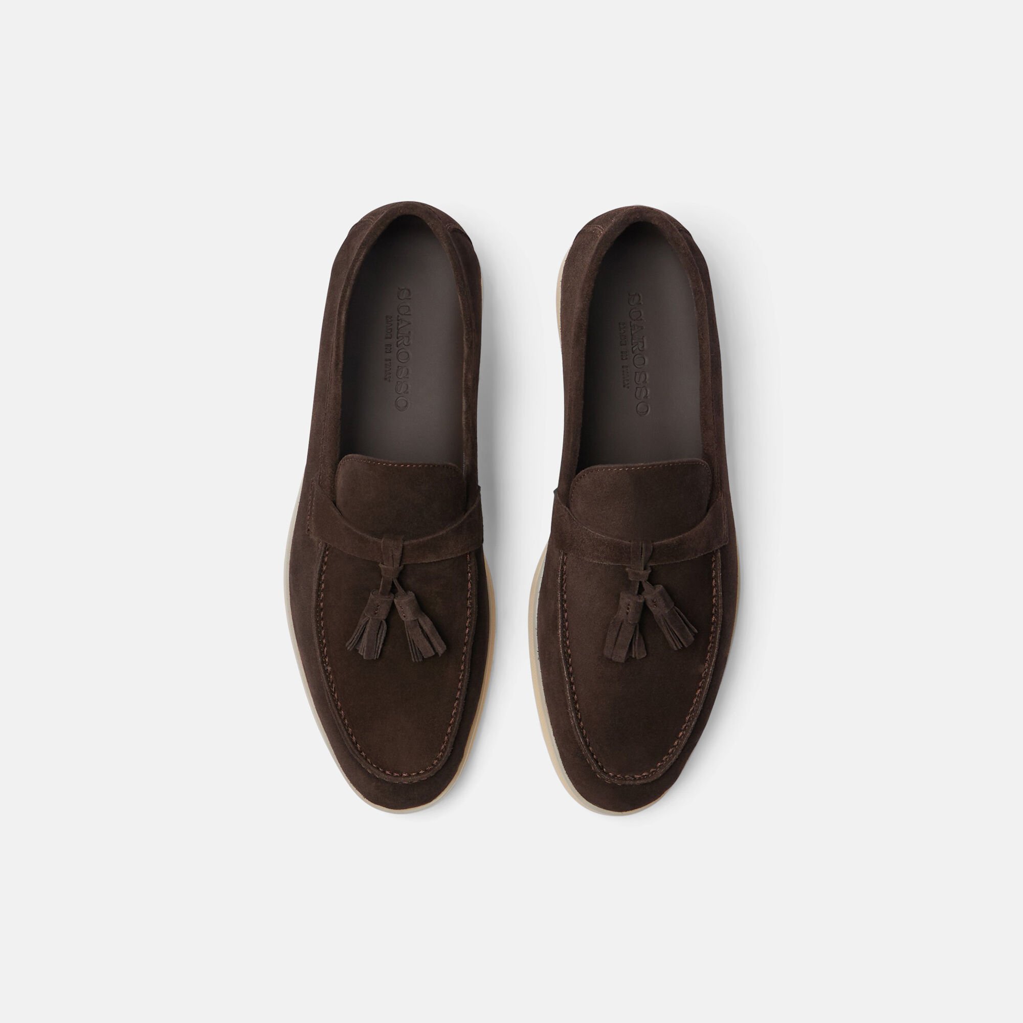 Scarosso Leandro Brown Suede Dark Brown - Suede LEANDROLOAF