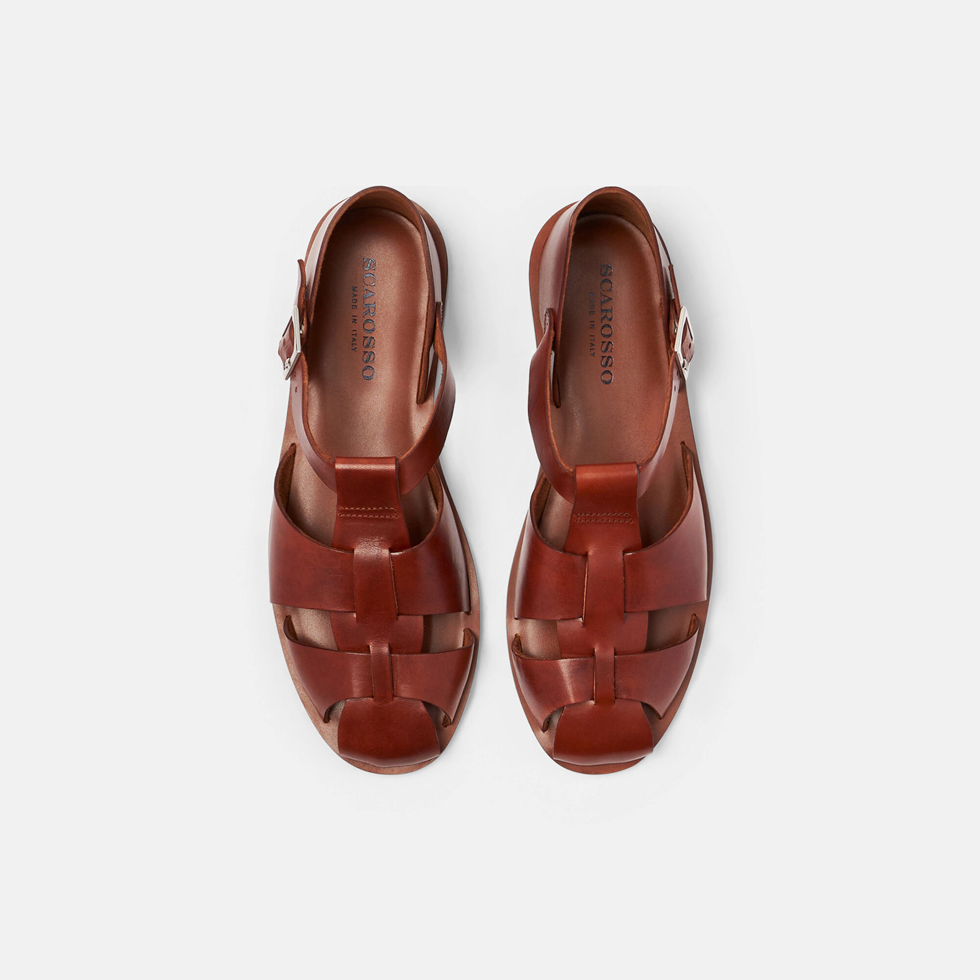 Scarosso Apollo Cognac Cognac - Calf APOLLOSAND