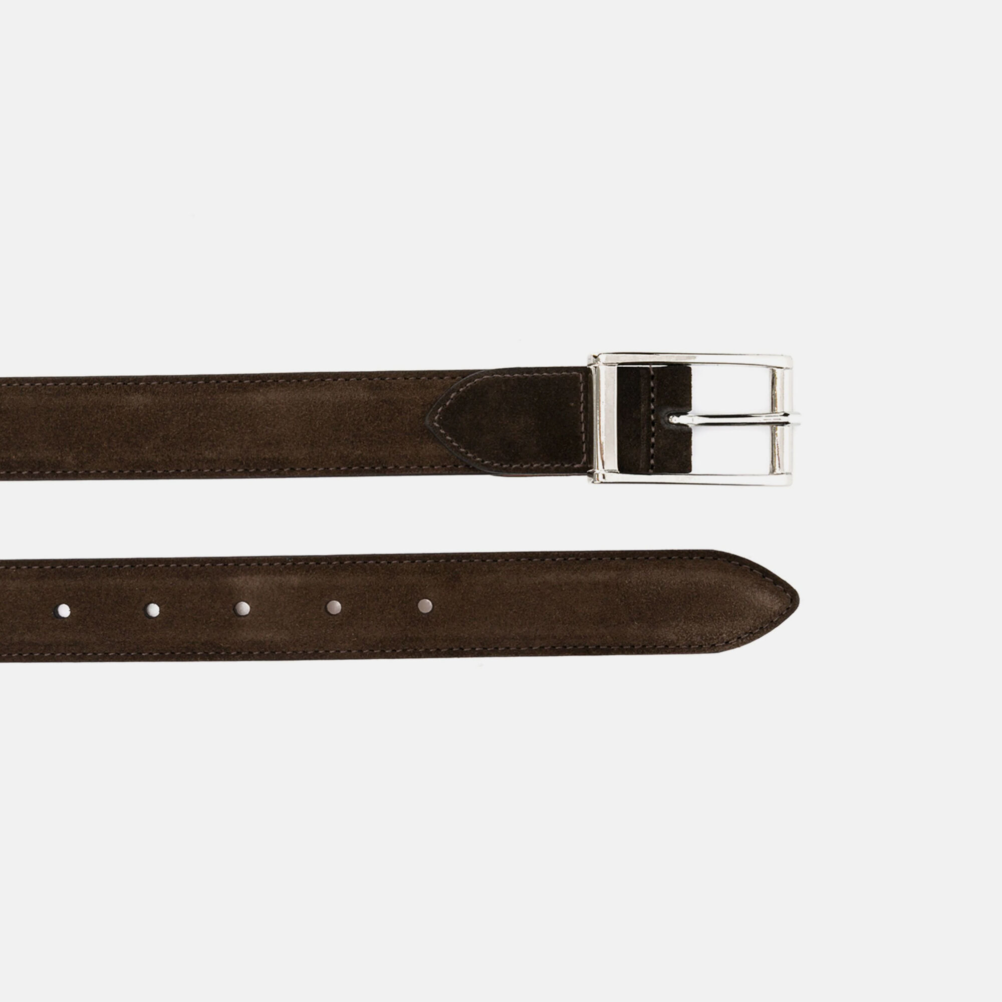 Scarosso Classic Dark Brown Belt Dark Brown Suede CLASSICBELT