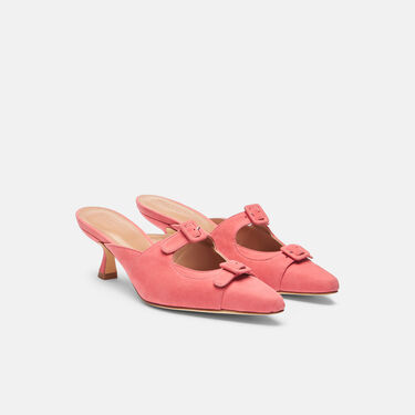 Scarosso Liz Pink Suede Pink - Suede LIZMULE