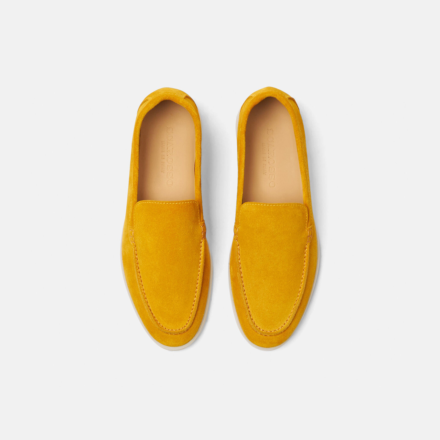 Scarosso Ludovica Ochre Suede Yellow - Suede LUDOVICALOAF