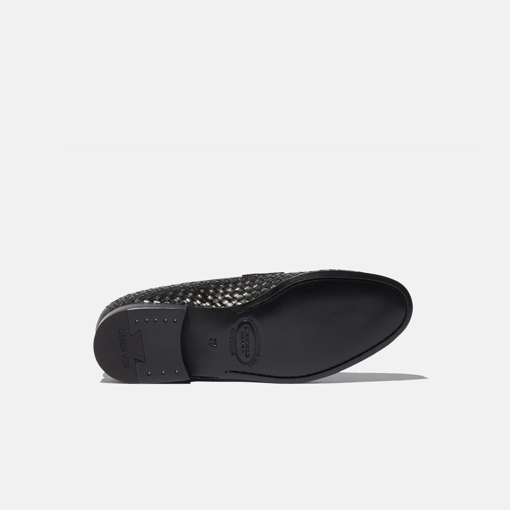 Scarosso Delfina Black Black - Calf DELFINALOAF