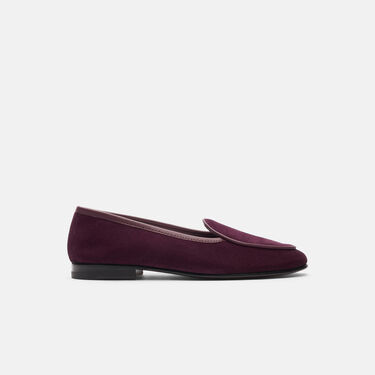 Scarosso Nele Red Suede Dark Red - Suede NELELOAF