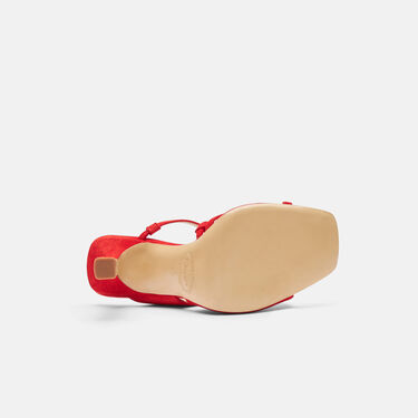 Scarosso Zoe 红色 绒面革 Red - Suede ZOESAND