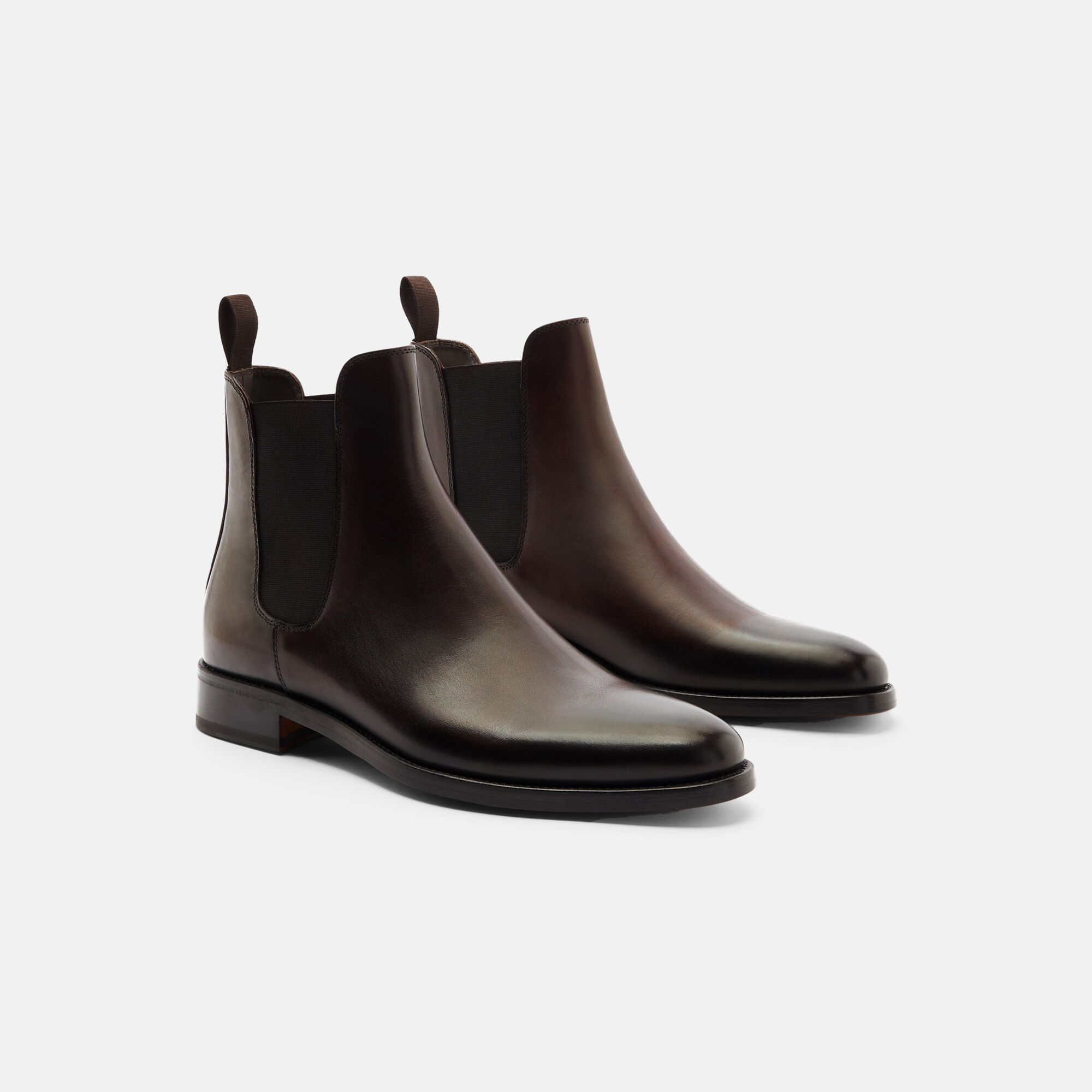 Scarosso Enzo Ebony Dark Brown Calf ENZOCHEL