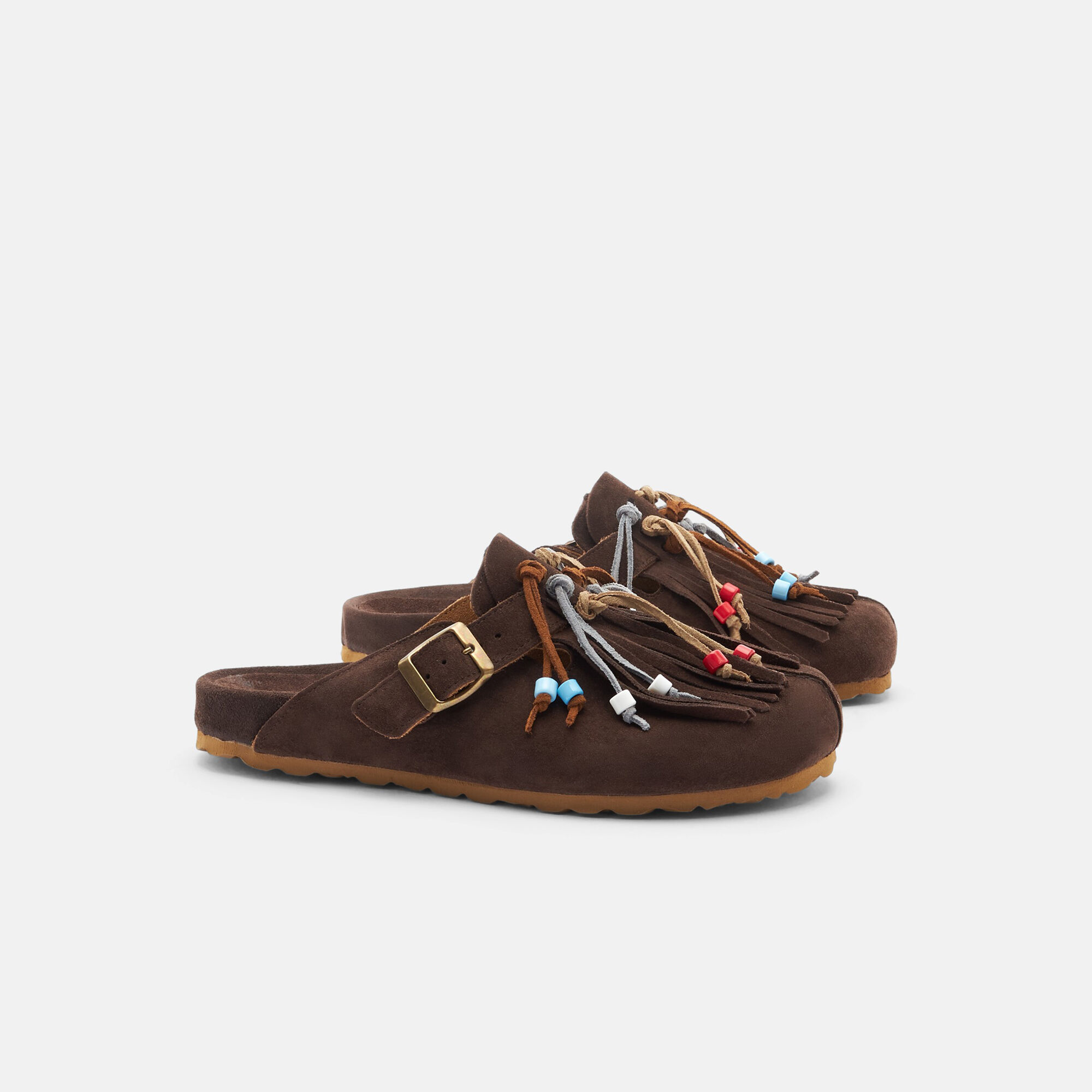 Scarosso Geo Brown Brown - Suede GEOMULE