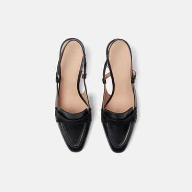 Scarosso Bianca Black Black - Calf BIANCAPUMP