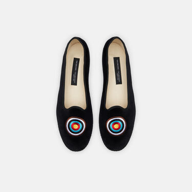 Scarosso William IV Target Black - Velvet TARGETSLIP