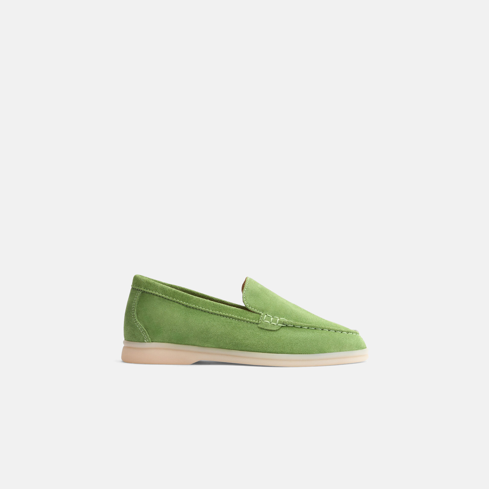 Scarosso Ludovica Girl Light Green Suede Light Green - Suede LUDOVICAKLOAF