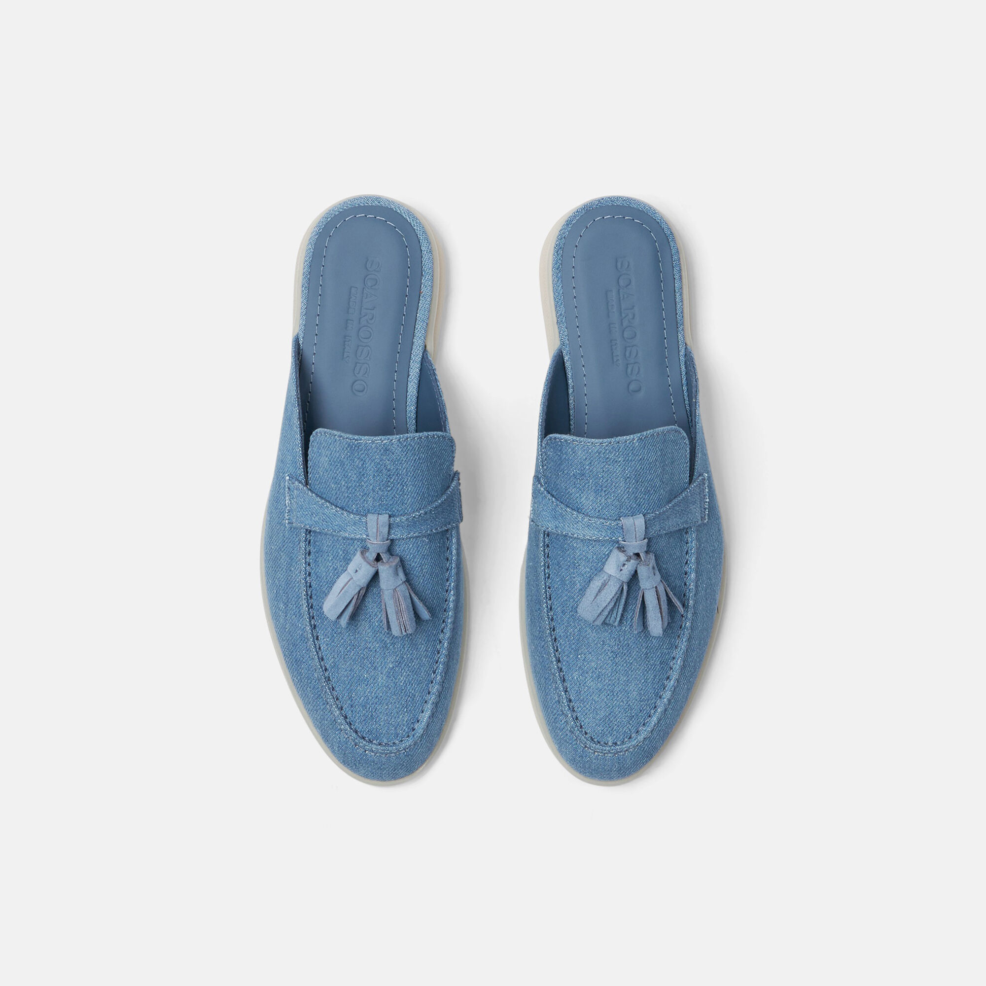 Scarosso Lucrezia Light Blue Denim Light Blue - Denim LUCREZIAMULE