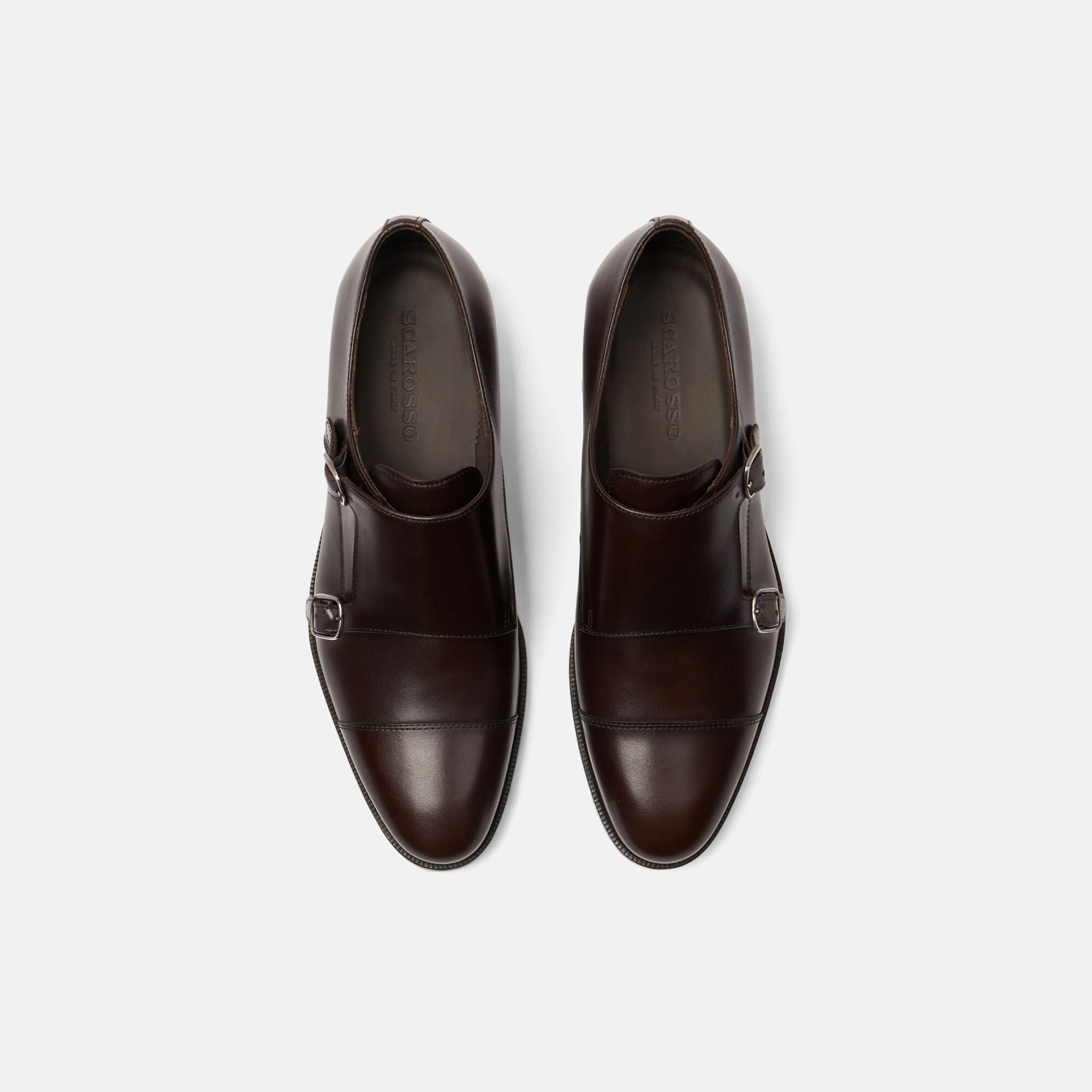 Scarosso Gervasio Brown Dark Brown Calf GERVASIOMONK