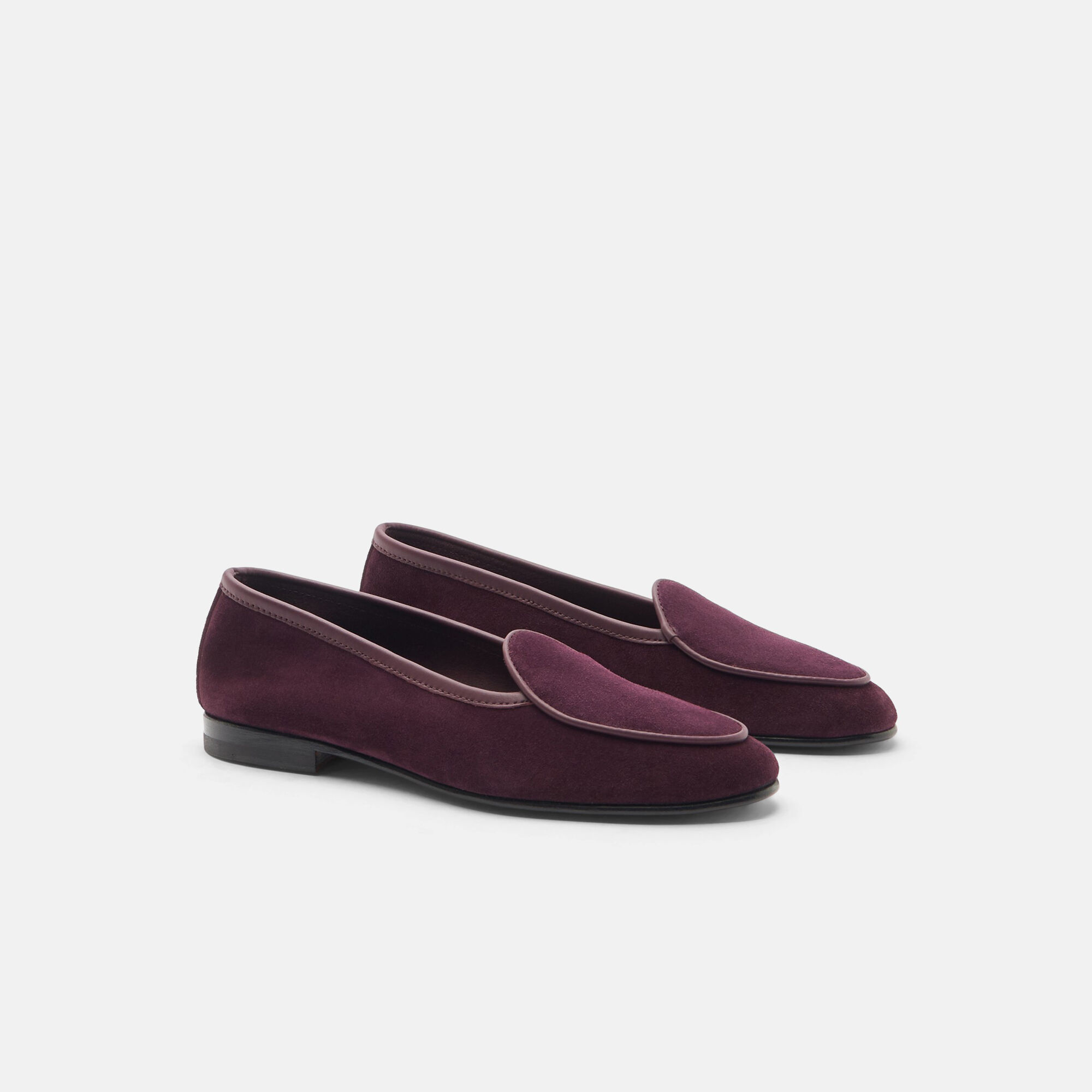 Scarosso Nele Red Suede Dark Red - Suede NELELOAF