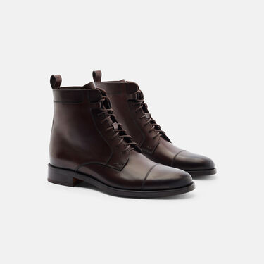 Scarosso Totò Ebony Dark Brown Calf TOTOBOOT