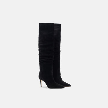 Scarosso Carra Black Suede Black - Suede CARRABOOT