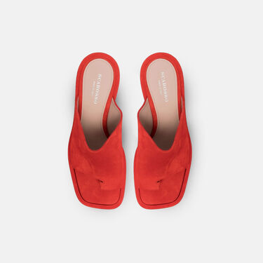 Scarosso Gwen Red Suede Red - Suede GWENSAND