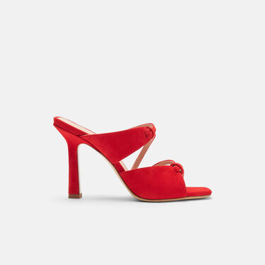 Scarosso Zoe 红色 绒面革 Red - Suede ZOESAND