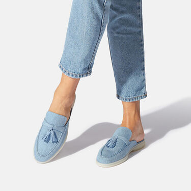 Scarosso Lucrezia Light Blue Denim Light Blue - Denim LUCREZIAMULE