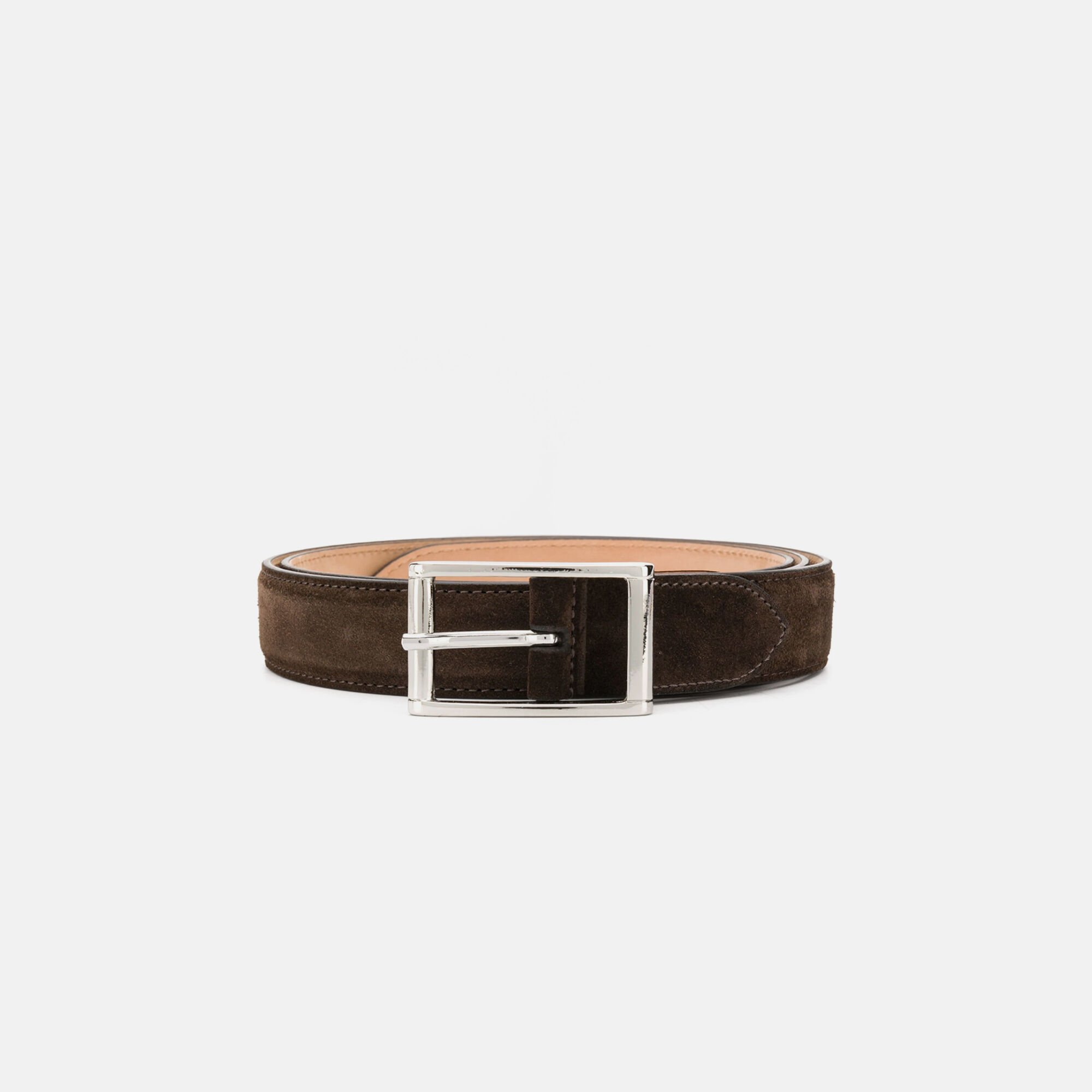 Scarosso Classic Dark Brown Belt Dark Brown Suede CLASSICBELT