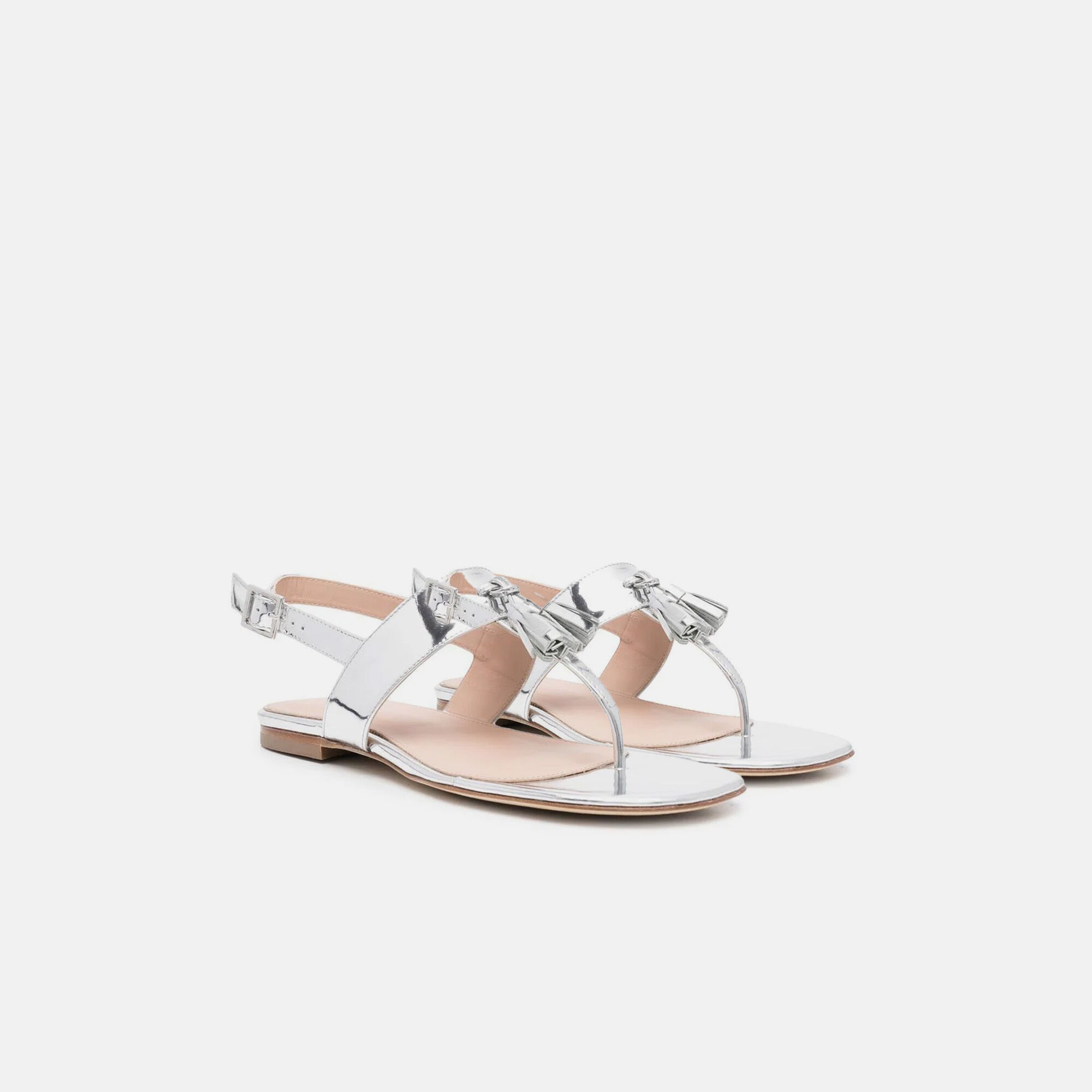 Scarosso Emma Silver Silver - Calf EMMASAND