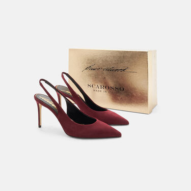 Scarosso Sutton Burgundy Suede Burgundy - Suede SUTTONPUMP