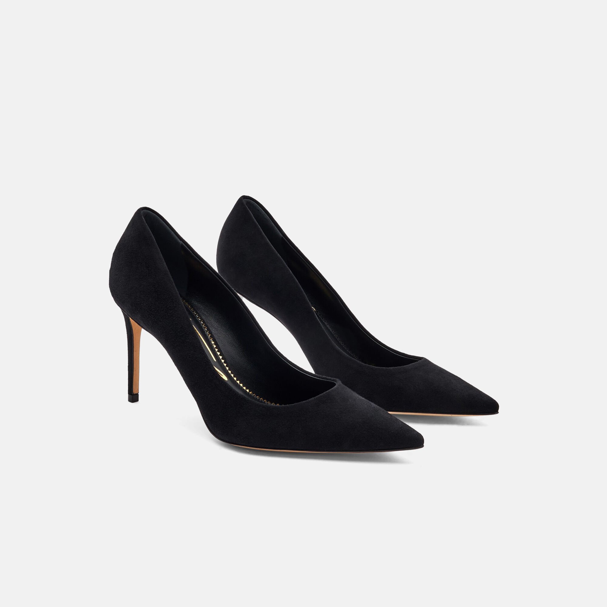 Scarosso Gigi Black Suede Black - Suede GIGIPUMP