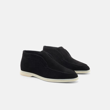 Scarosso Leonardo Black Suede Edit Black - Suede LEONARDOANKL