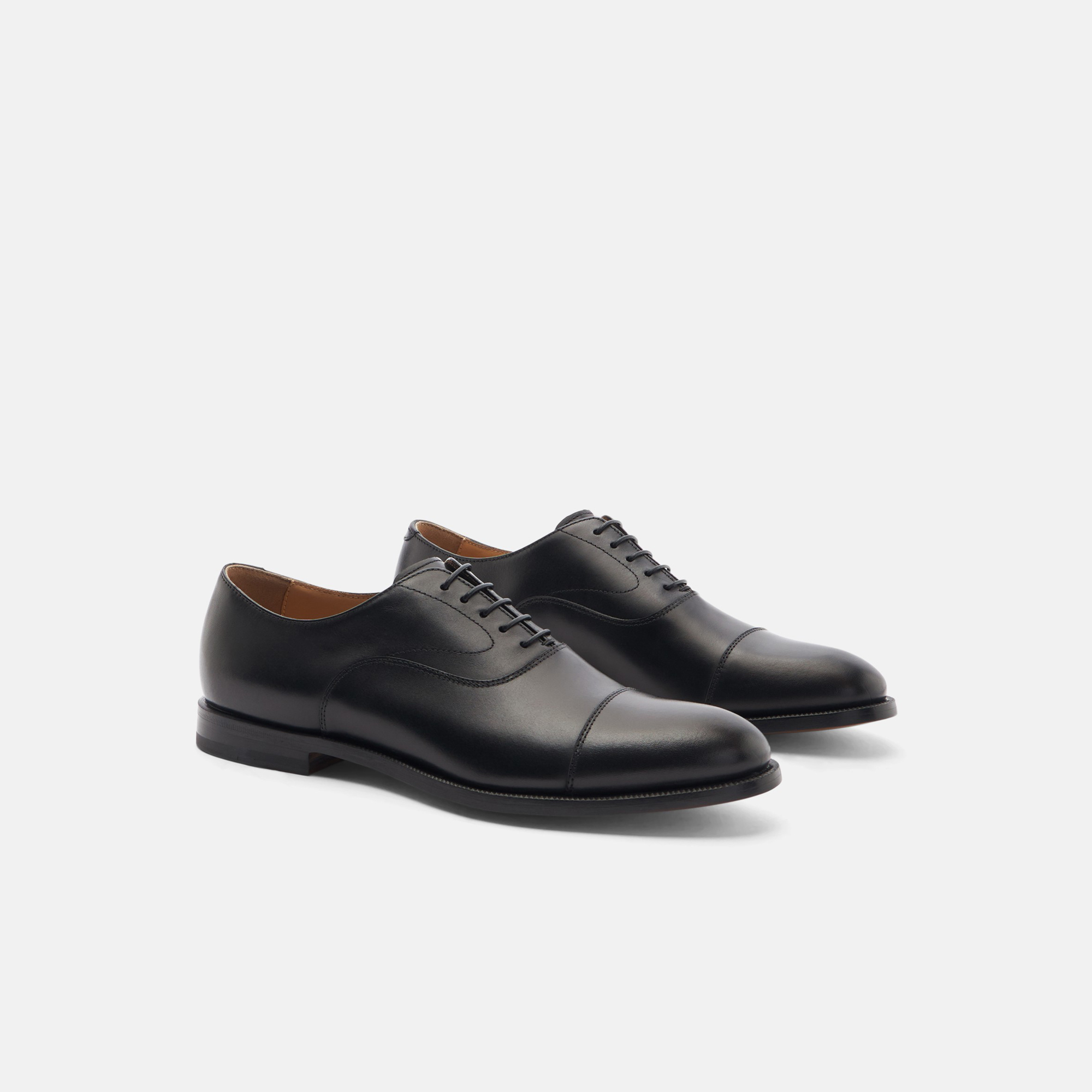 Men's Black Calf Oxfords - Jacob | Scarosso