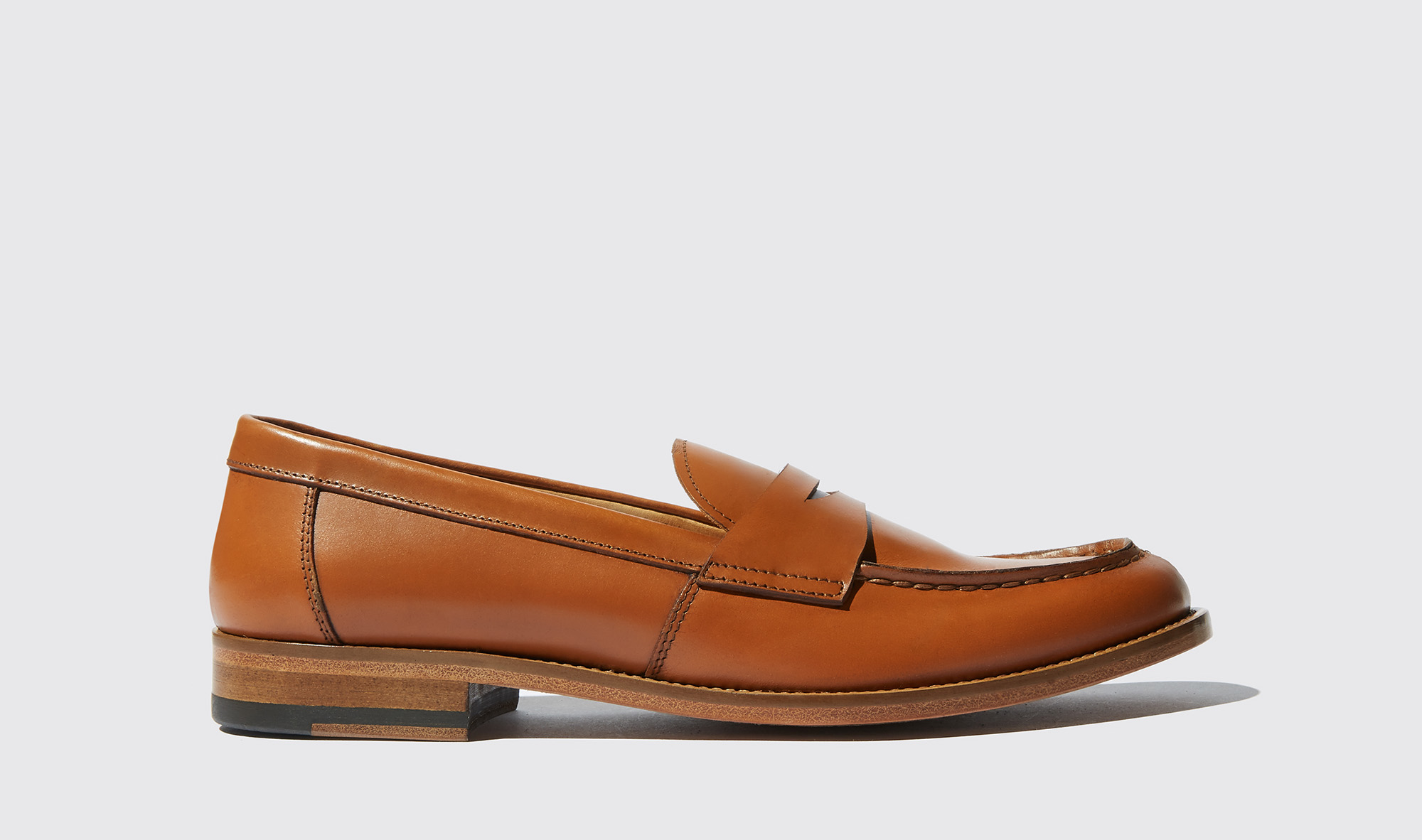 Harper Cognac Loafers for Women | Scarosso®