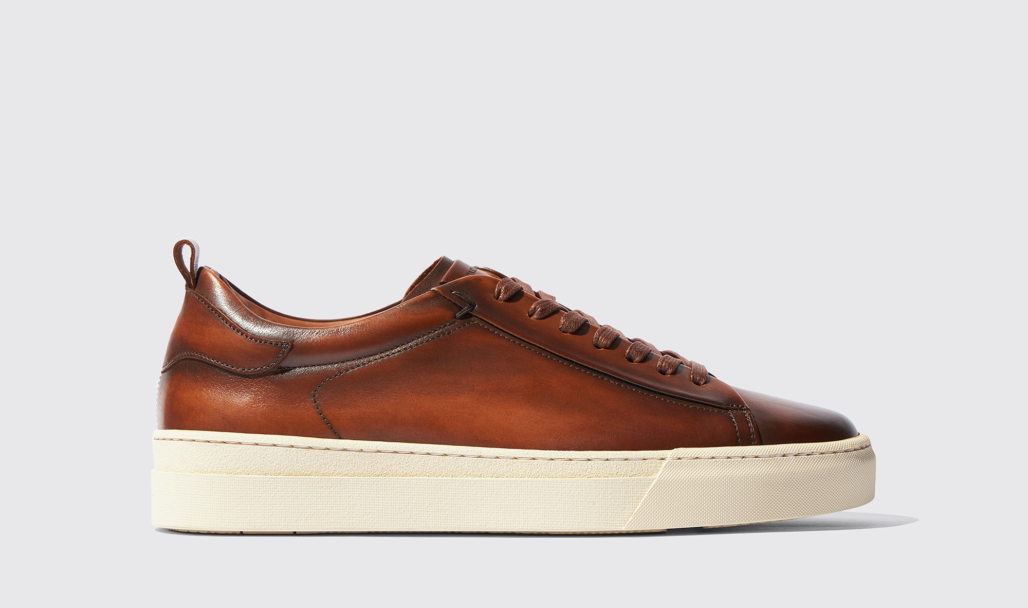 Scarosso Joseph Brown - Man Trainers Brown In Brown - Calf Leather